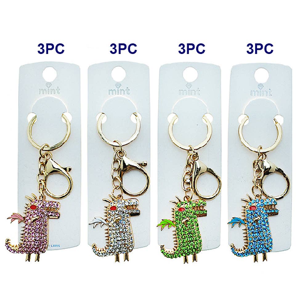 Atlas Fashion - Wholesale Keychain - Women's - Rhinestone Dragon Keychain1