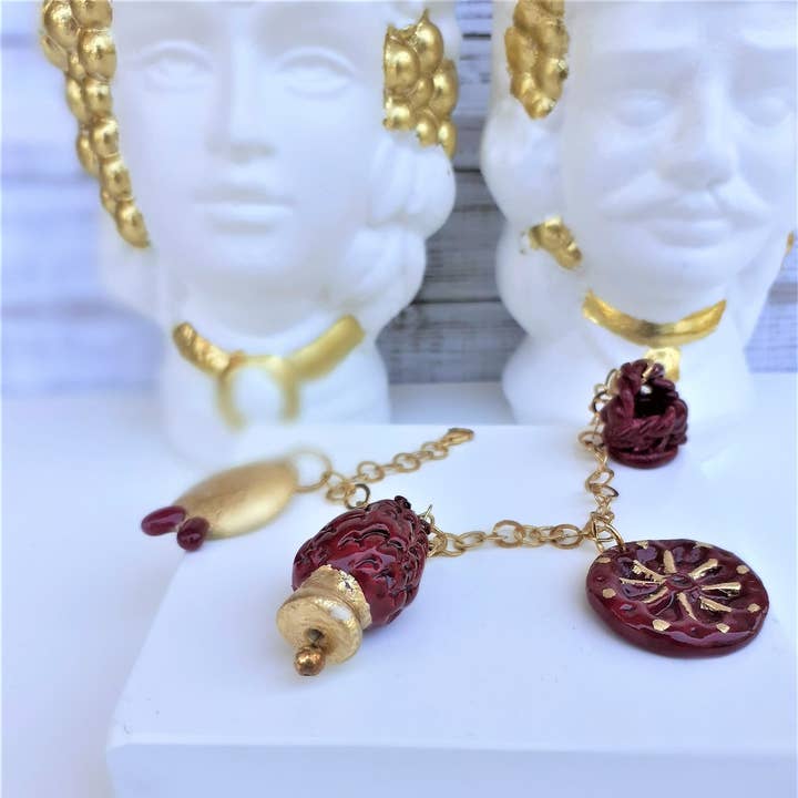 Sicilia Handmade Bracelet - Sicilian Handmade Charms for wholesale by N'amuri cuore Siciliano