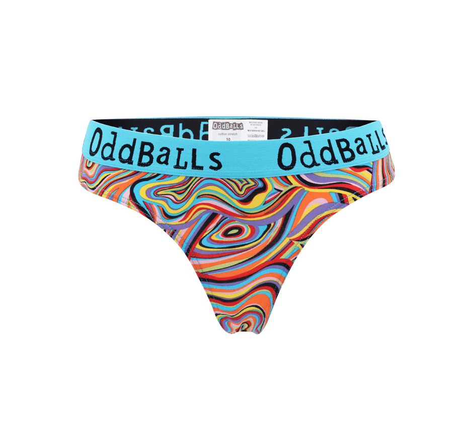 OddBalls – wholesale Underwear – Women's – Marble - Ladies Thongs1
