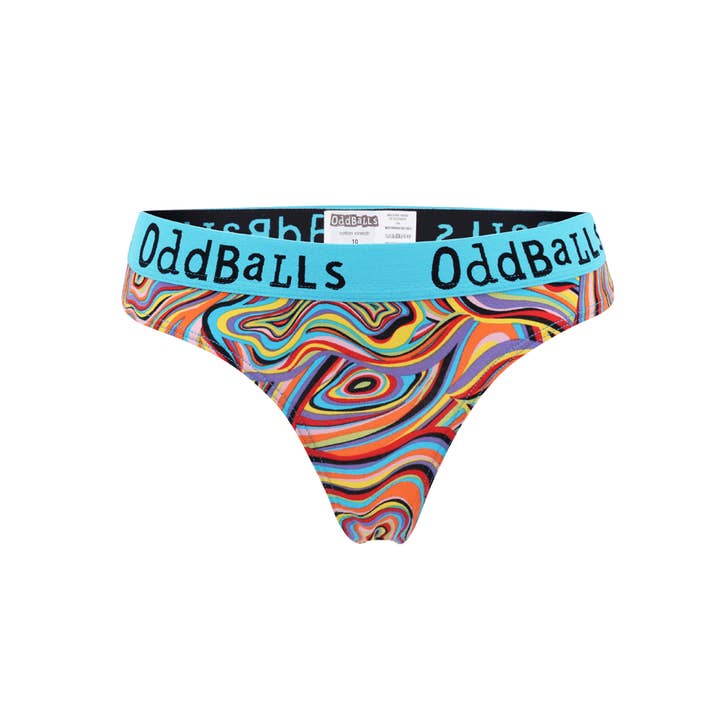 OddBalls – wholesale Underwear – Women's – Marble - Ladies Thongs1