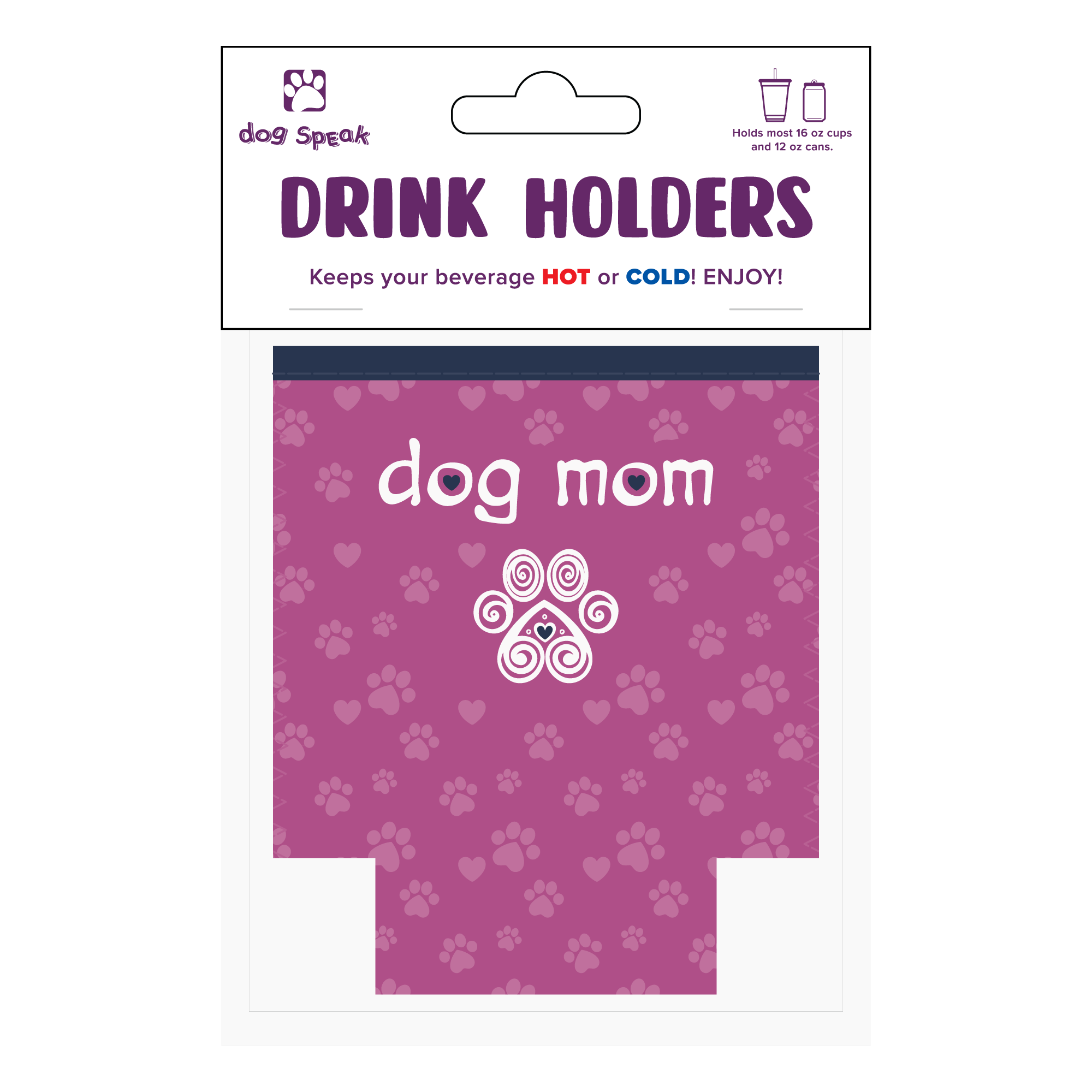 Dog Speak - Wholesale Isolators voor dranken/huggers en koozies - Uitverkoop - Kleine Drankhouder - Hondenmoeder1