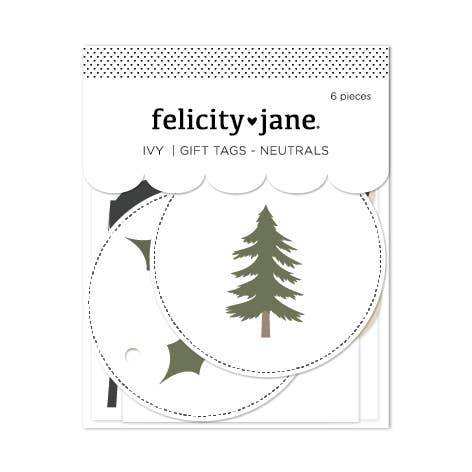 Christmas Gift Tag Set - Neutrals for wholesale by Felicity Jane