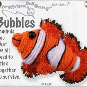 Kamibashi - Wholesale Keychain - Unisex - Bubbles the Clownfish String Doll Keychain