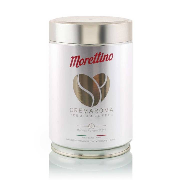 Cremaroma 250g ground coffee ideal for Moka or filter for wholesale by Caffè Morettino