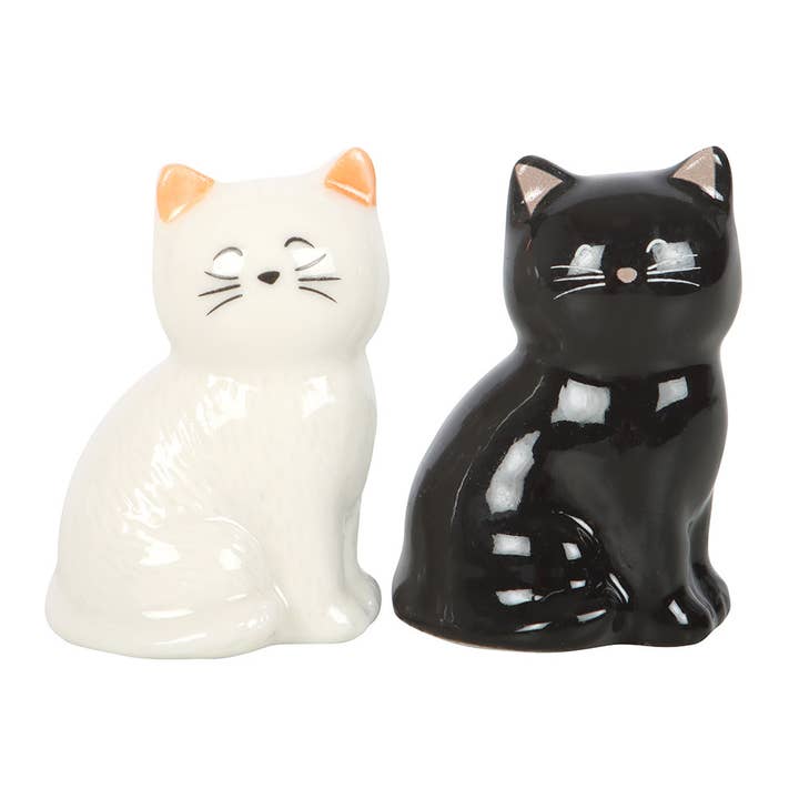 Something Different Wholesale - Wholesale Decorative Figurine - Set of 24 White & Black Lucky Cat Charms in a Box3