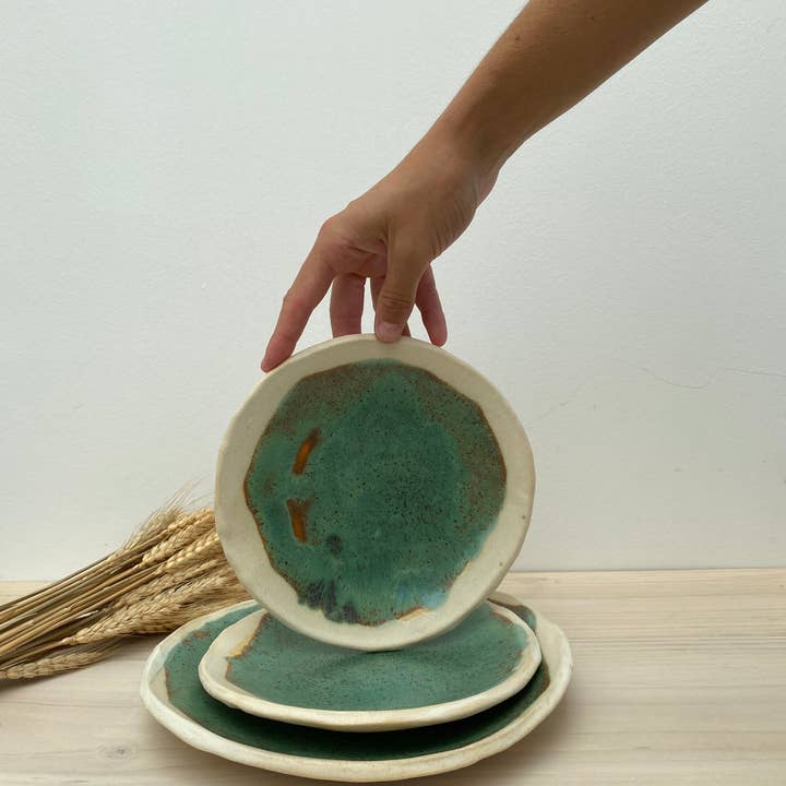 mynt ceramics - Wholesale Dinner Plate - Plate in Juniper Green2