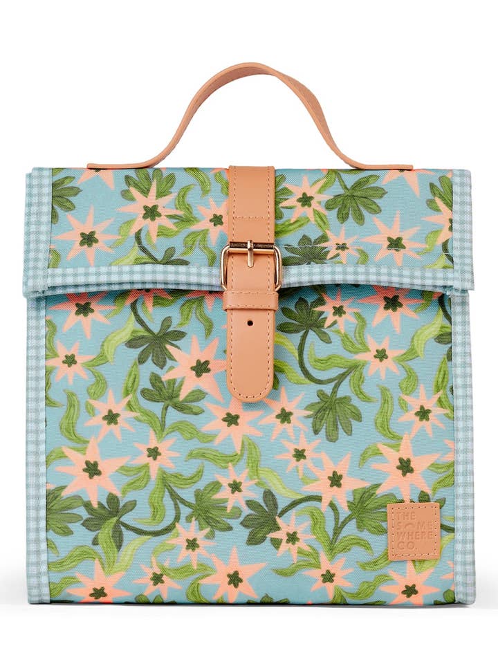 Seaflower Lunch Satchel (MARCH DELIVERY) for wholesale by The Somewhere Co.
