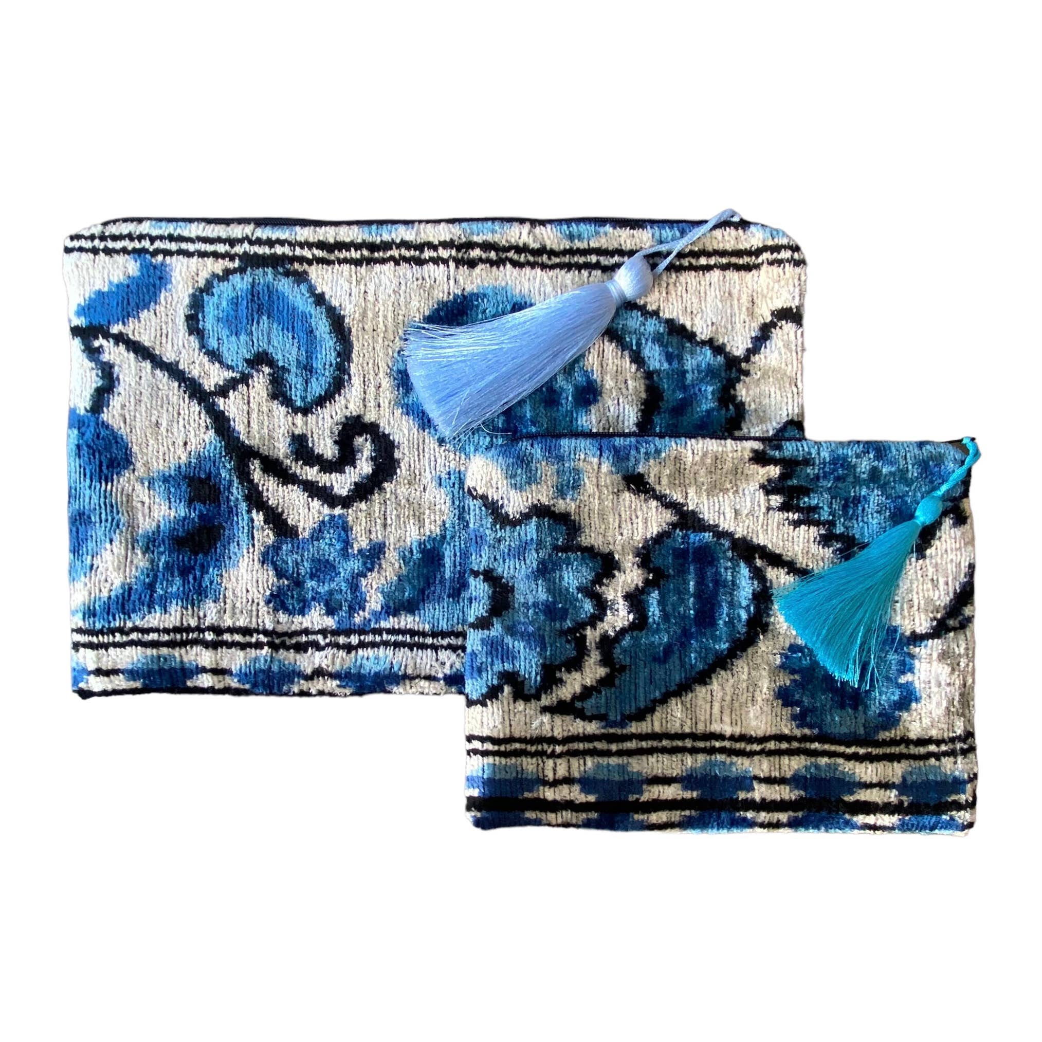 AYCA DESIGN - Wholesale Clutch Bag - Women's - Silk Velvet Ikat Clutch/Pouch0