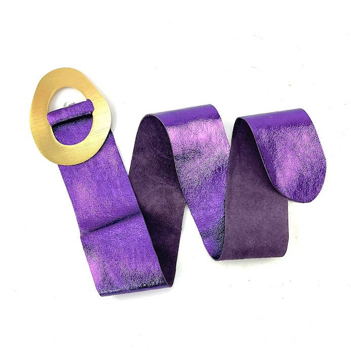 MILANO AMOUR – Großhandel Gürtel – Damen – SADE Laminatgürtel aus echtem Leder, Einheitsgröße, mit Schnalle4