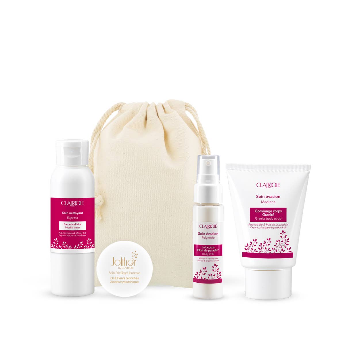 Clairjoie - Wholesale Facial Care Set/Kit - Iconic Pouch | Gift Idea0