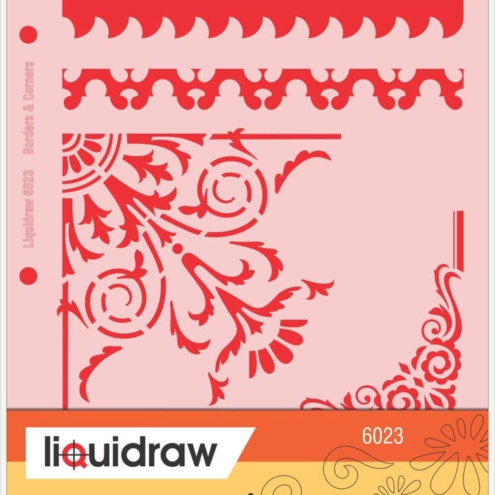 Liquidraw Ontwerp Sjablonen voor Handwerken, Meubelschilderen, Tekenen, Taarten, Letters, Nummers, Kaarten Maken, Kerstversiering, Glas, Bloemen, Hout, Trouwuitnodigingen, Scrapbooking, Dagboeken Herbruikbare Sjablonen Sjabloon met Vormen & Patronen voor wholesale door Liquidraw