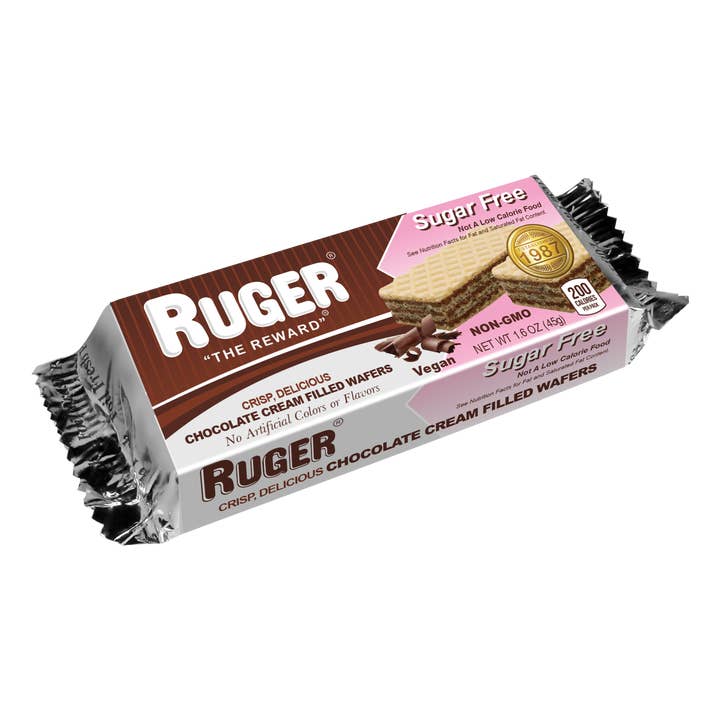 RUGER Austrian Wafers – wholesale Biscuit – Ruger Sugar-Free Austrian Chocolate Wafers 1.6 oz/ 12 CT