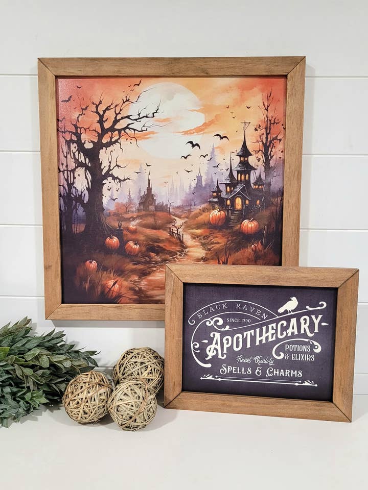 Ensemble de panneaux d'Halloween #5 pour la vente par Jolie Mae Collections