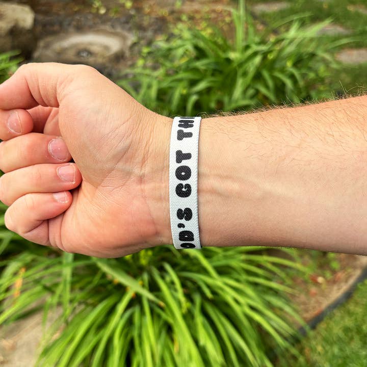 Free Luma - Wholesale Woven/Braided Bracelet - God's Got This NFC Bible Verse Bracelet