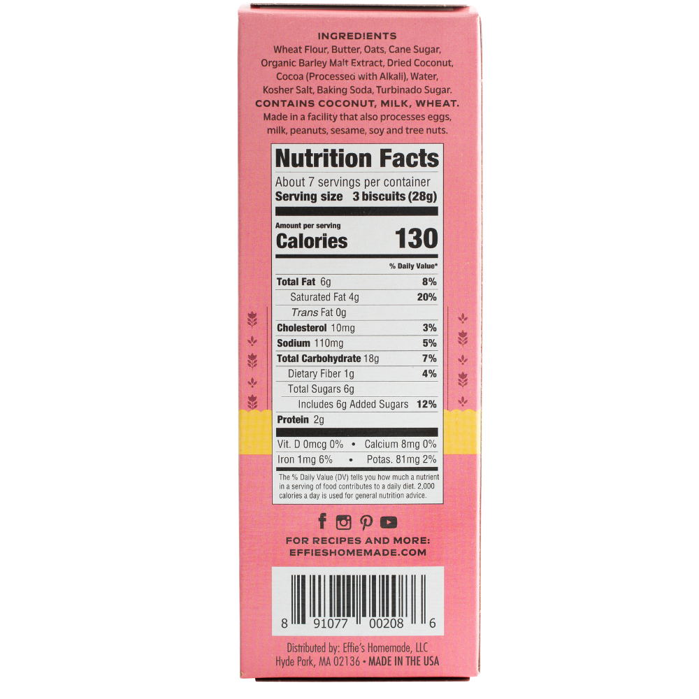 Effies Homemade - Wholesale Cookie - Cocoa Biscuit2