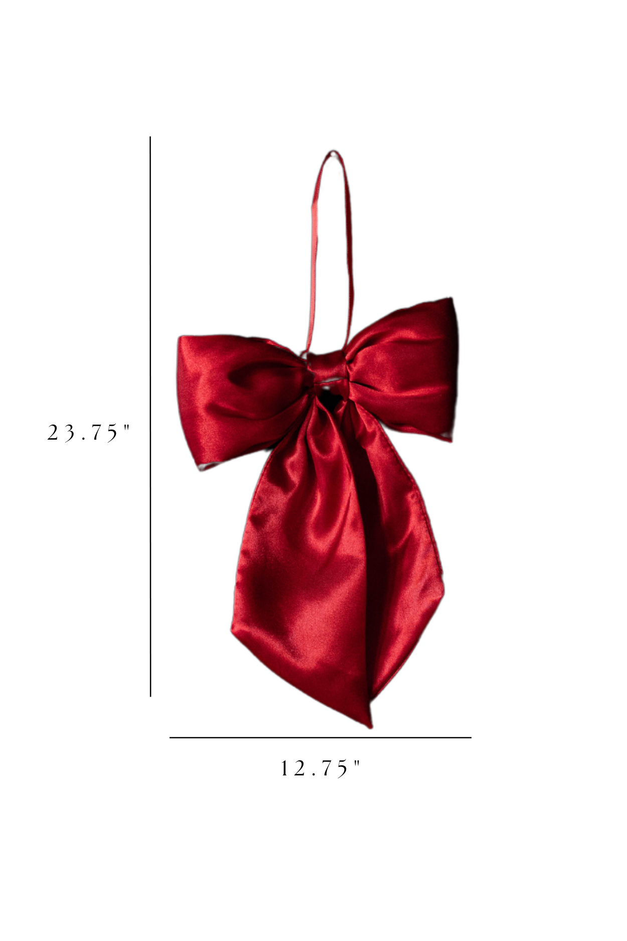Luxe B Co - Wholesale Christmas Decoration - Bows Red Satin Fabric3