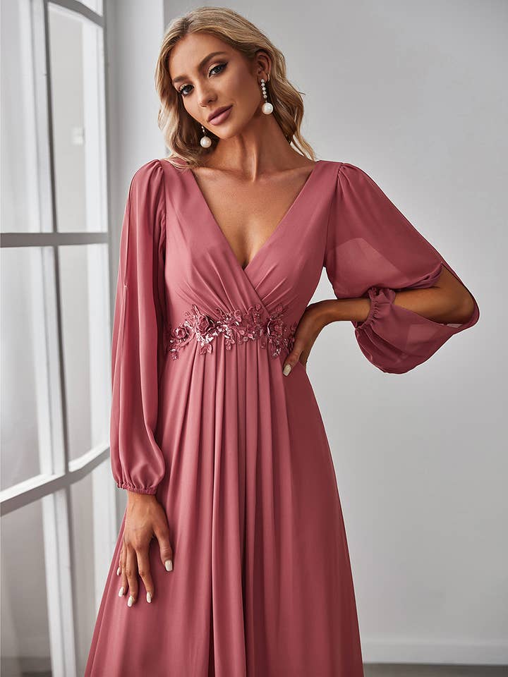 Ever-Pretty - Wholesale Gown – Women's - 2 Style Elegant Chiffon Bridesmaid Dress70
