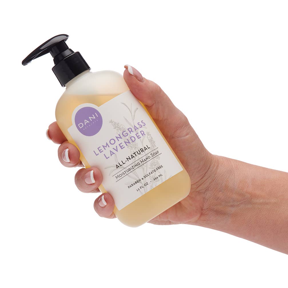 DANI Naturals – wholesale Hand soap/wash – Lemongrass Lavender Hand Soap 12oz6