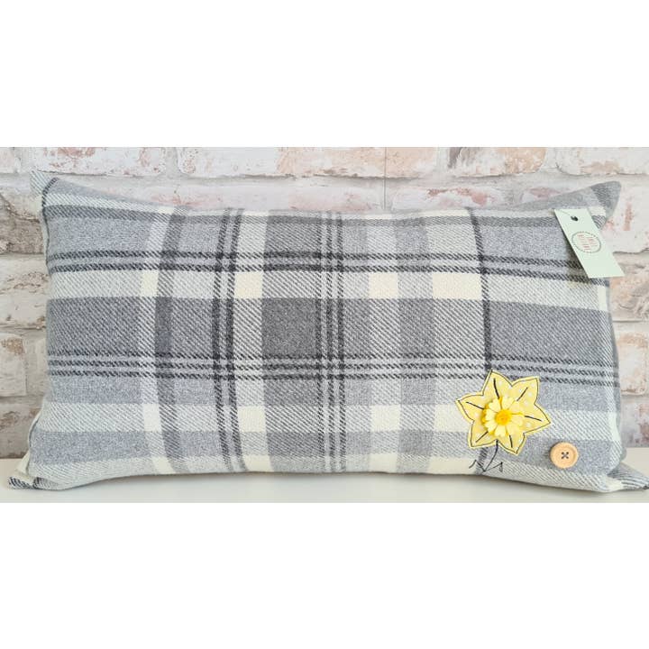 Cojín rectangular con diseño de narciso individual para venta al por mayor de Sweet Williams