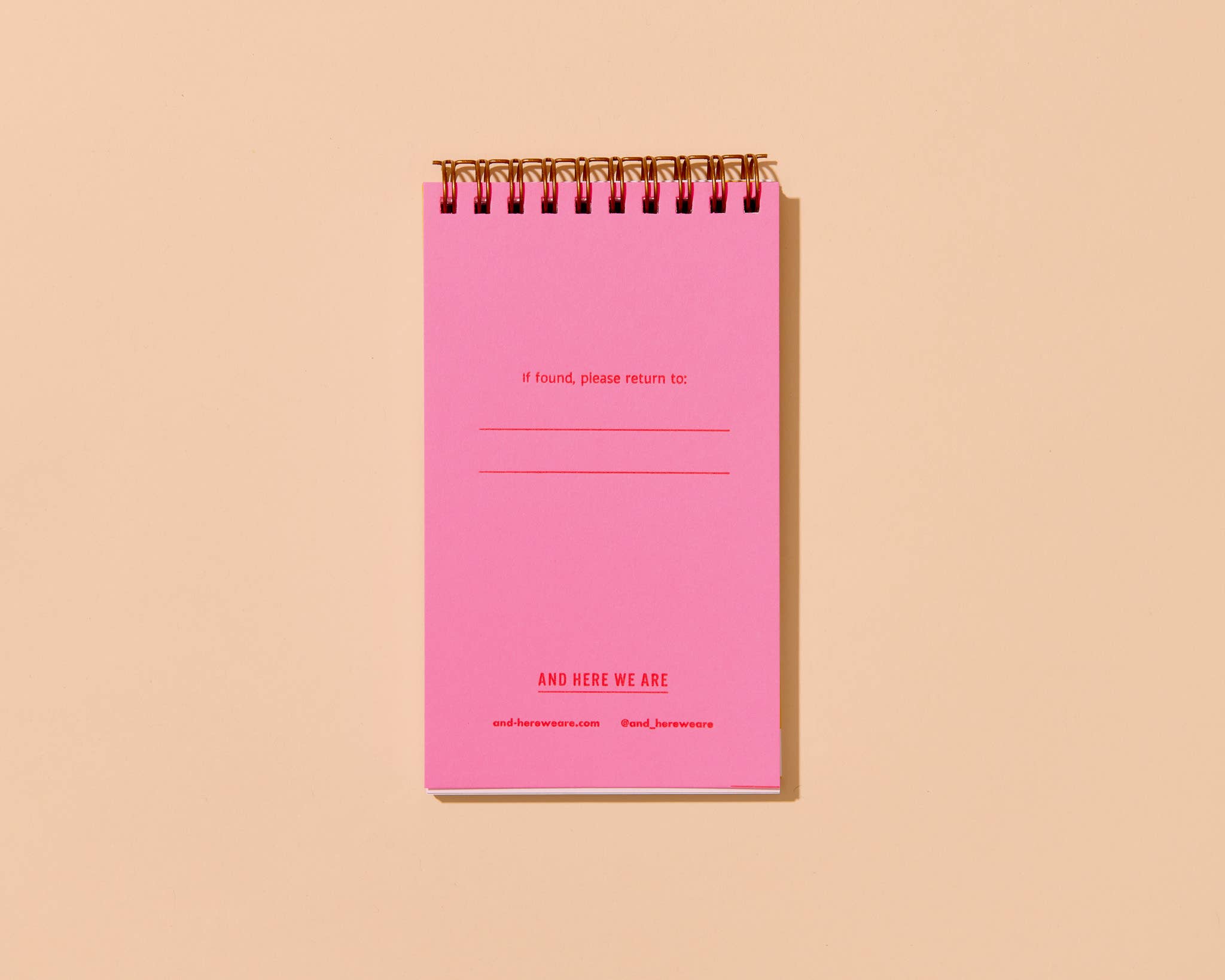 And Here We Are - Wholesale Notebook - Ghost Letterpress Pocket-size Spiral Notebook - Made in USA - Spooky, Ghoul, Goth - Stocking stuffer, Holiday, Gift Guide 3