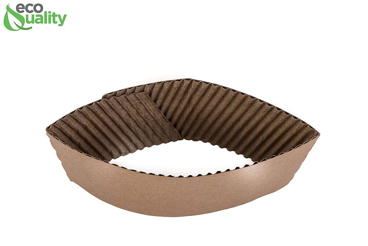 EcoQuality – Engroshandel Drikkedunke – Engangs Kraft Hot Cup ærmer Papir Cup Jakker - Corruga2