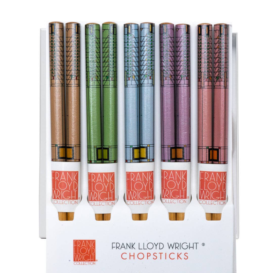 Urban Tokyo - Wholesale Chopsticks - 5 Piece Chopsticks Set Frank Lloyd Wright Tree of Life Gift Box (10/100)1
