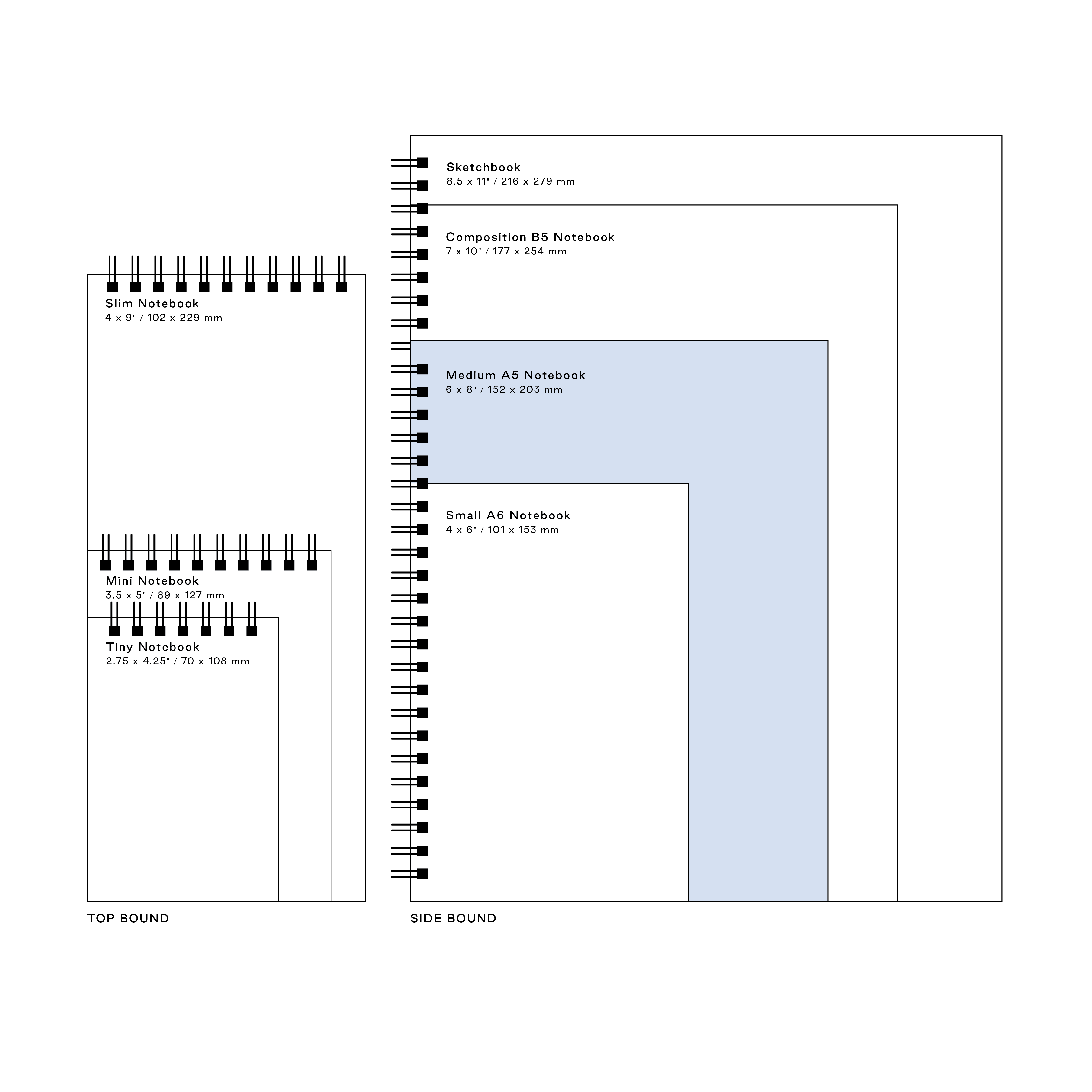 Moglea - Vente Cahiers - Carnet Palmita moyen format A55