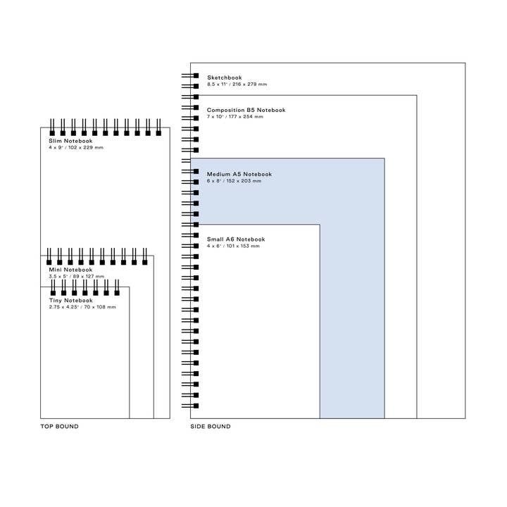 Moglea - Wholesale Notebook - Palmita Medium A5 Notebook5