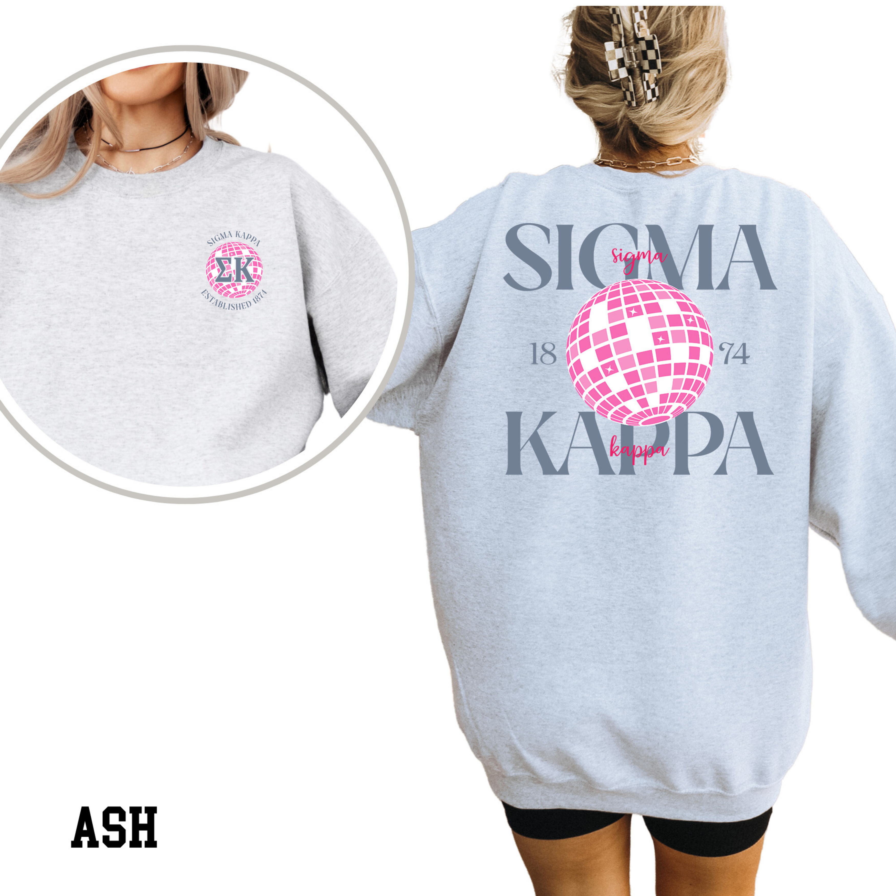 Kite and Crest - Wholesale Graphic Sweatshirt - Women's - Disco Sorority Sweatshirt21