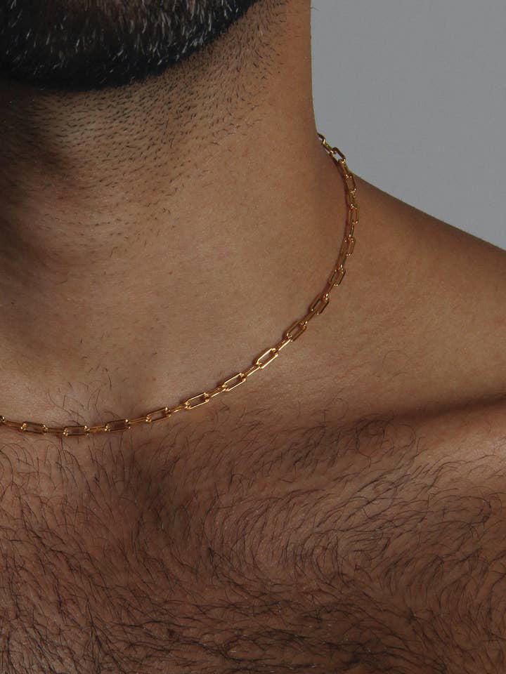 ”0" -kedjan, Gold Vermeil för wholesale av Sentient Jewelry