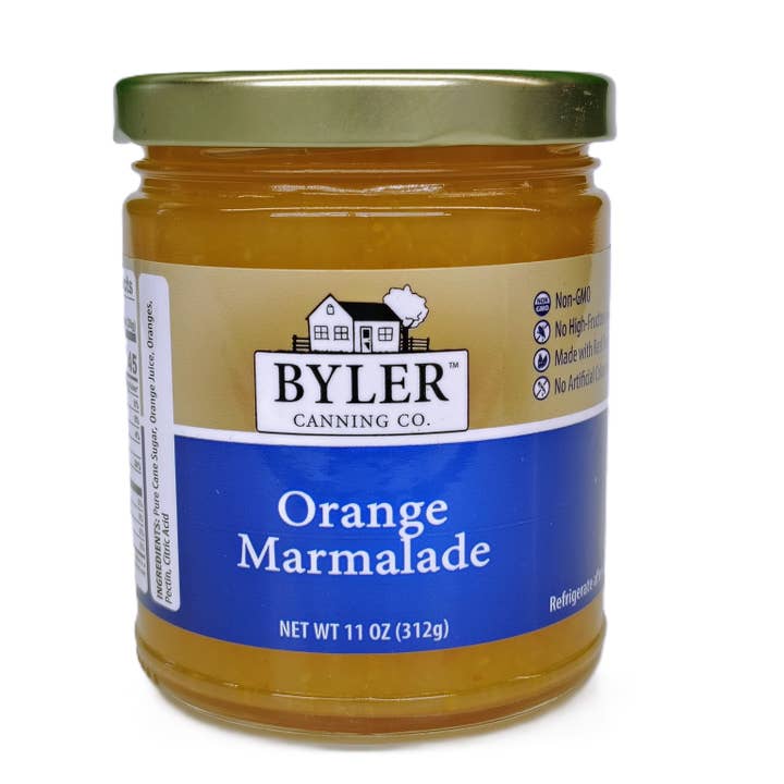 Byler's Orange Marmalade, 11oz for wholesale by Bylers Relish House & Byler Canning Co.