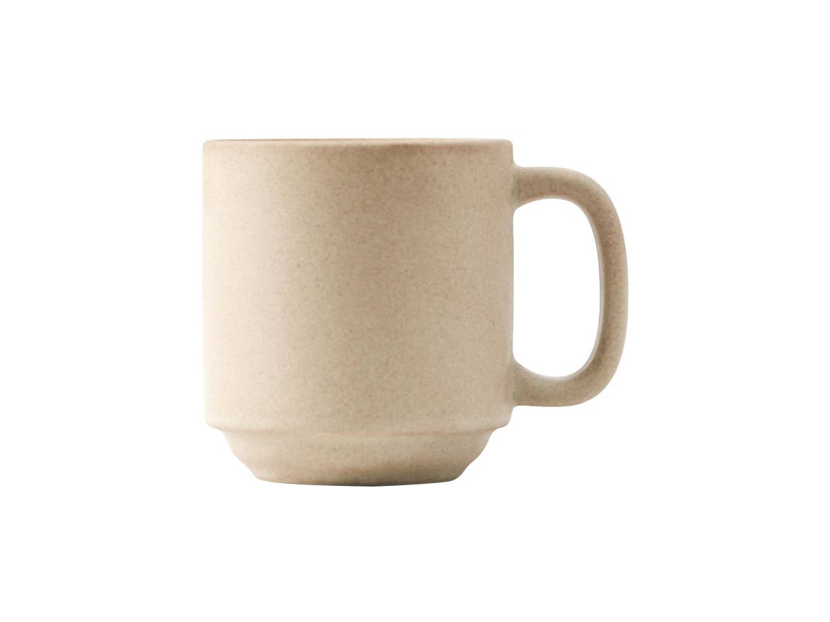 Matt Beige Staplingsbar mattmugg 325 ml med stilren design och flisfri yta för wholesale på Faire1