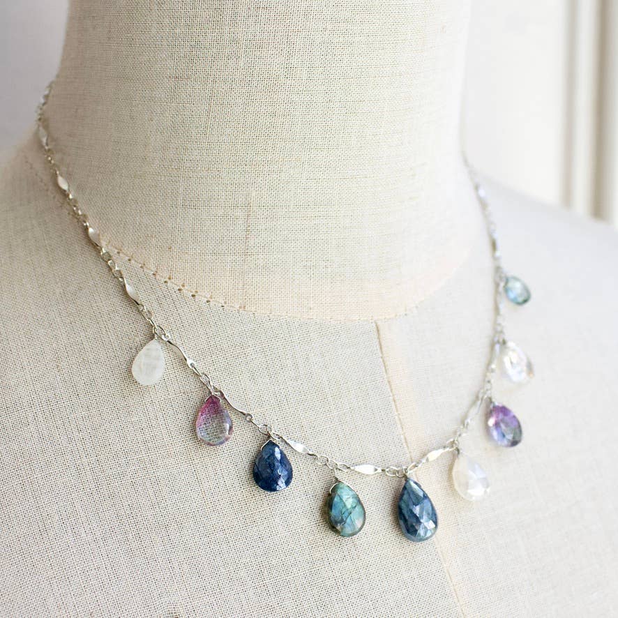 a.v. max - Wholesale Pendant/Charm Necklace - Large Teardrop Neck|5 color options9