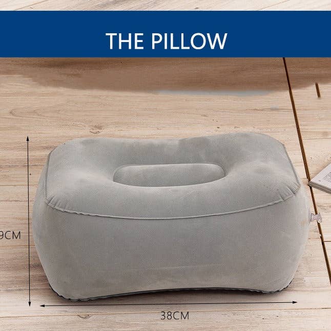 VIGOR – wholesale Lumbar pillow – Travel Soft Flocking Adults Inflatable Foot Rest Pillow(10 P12