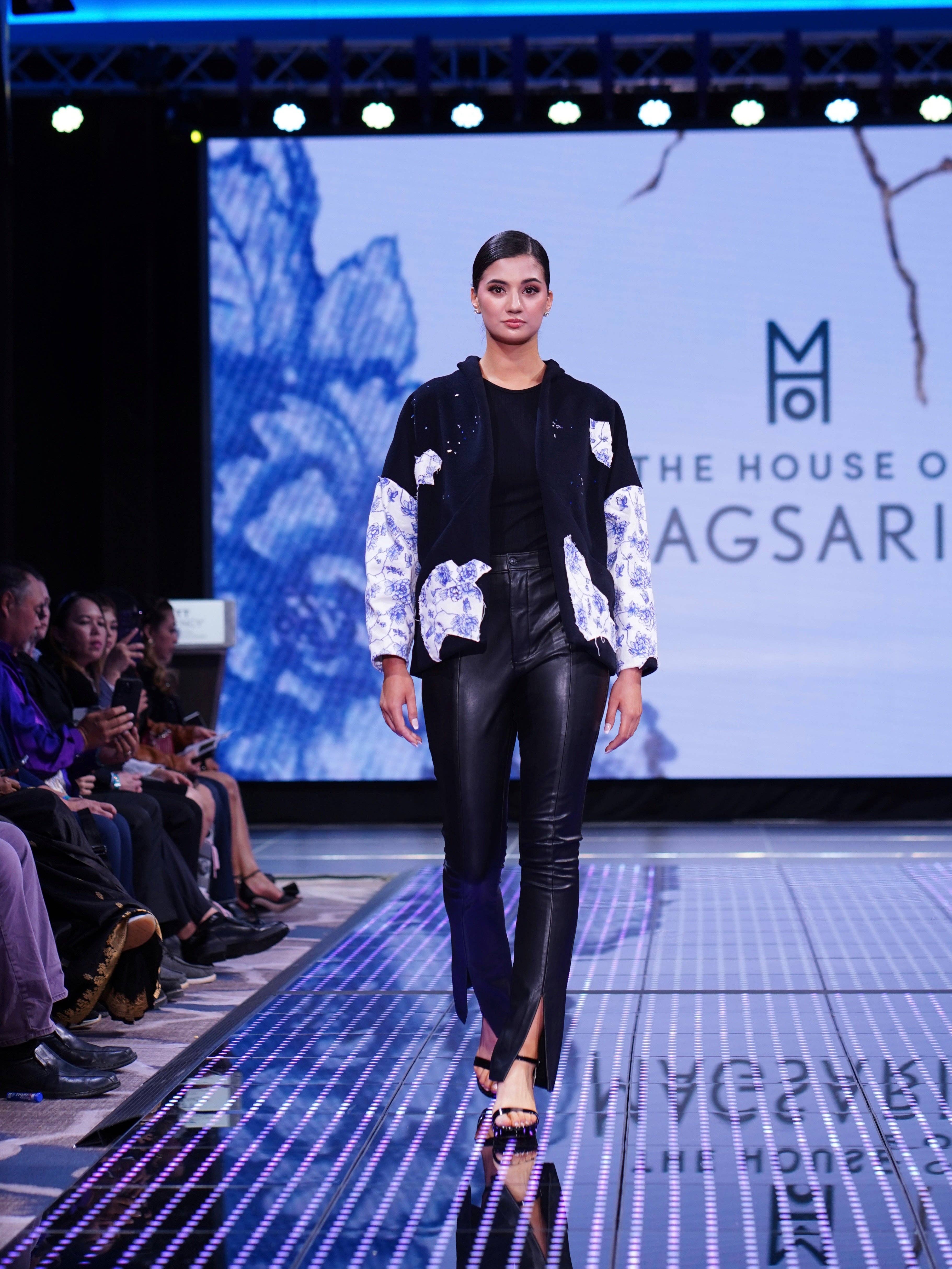 The House of Magsarili - Wholesale Coat - Women's - The Mending Collection---> Coat No.1 'Shattered'