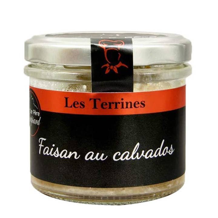 Pheasant rillettes with Calvados 180g - Le Père Roupsard for wholesale by Produits-Normandie