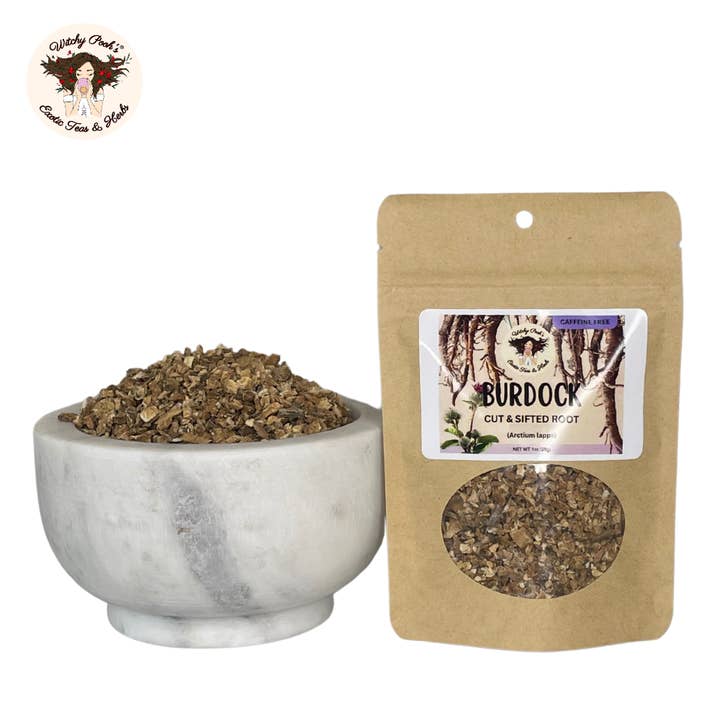Witchy Pooh's Exotic Teas & Herbs - Wholesale Loose Tea - Witchy Pooh's Burdock Root Tea - Cut and Sifted7