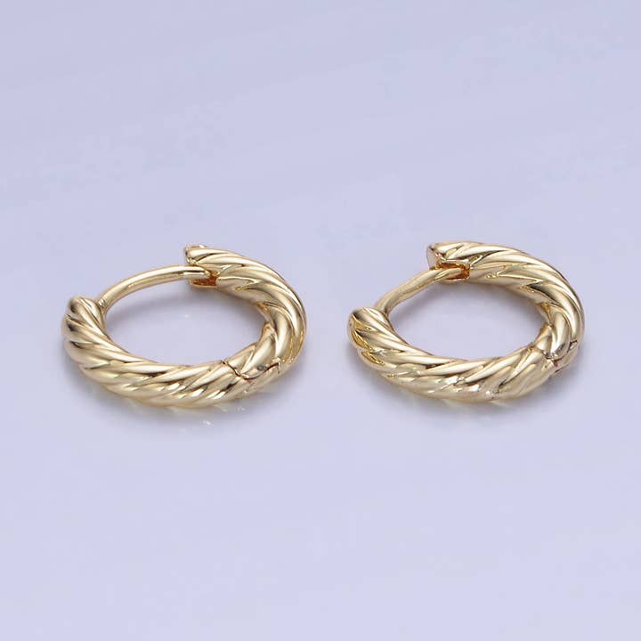 Aim Eternal – Engroshandel Hoops – 14K guldfyldte 10mm Croissant Twist Cartilage øreringe0