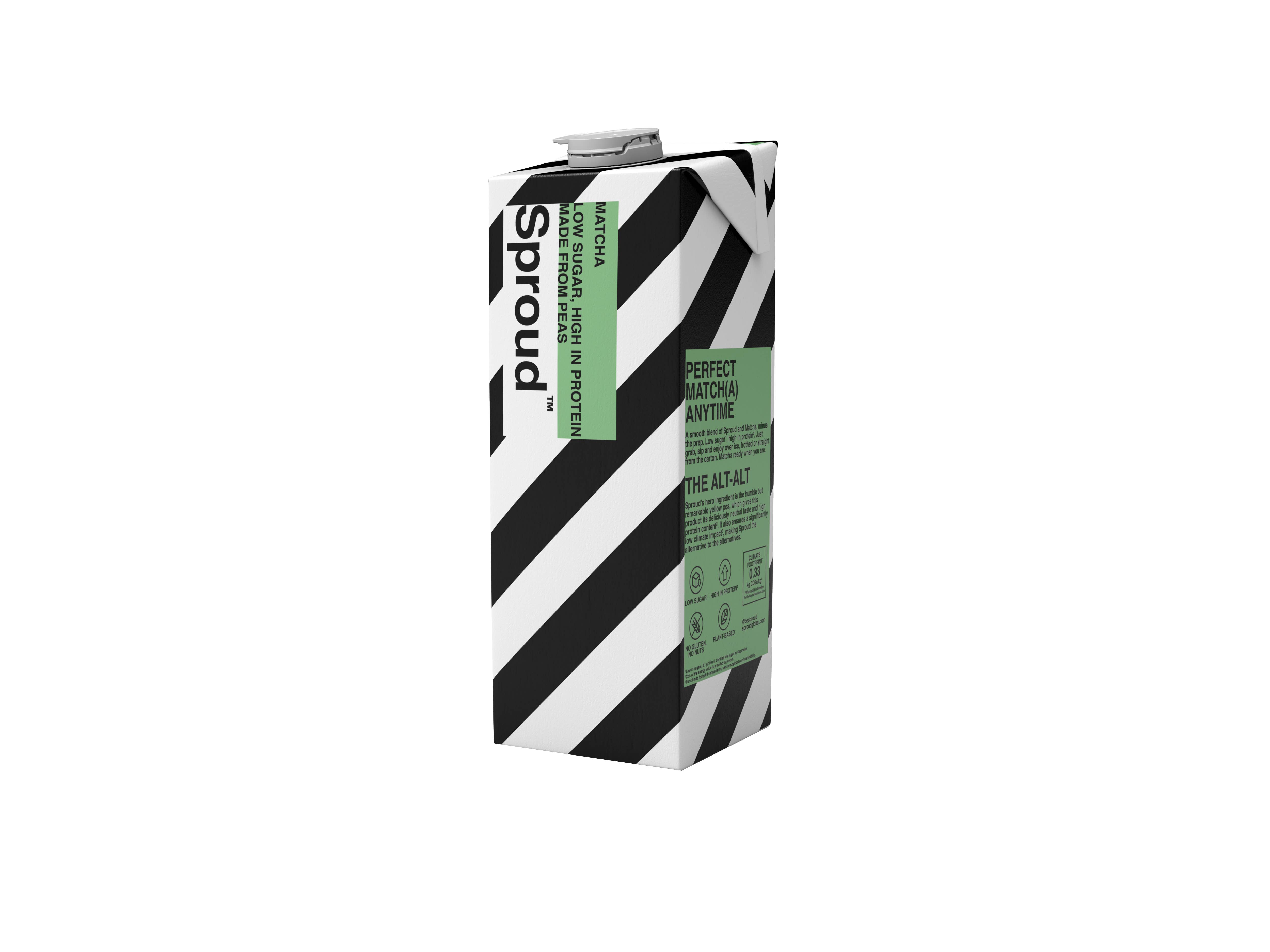 Sproud – wholesale Non-dairy milk – Sproud Plant Based Matcha 1L