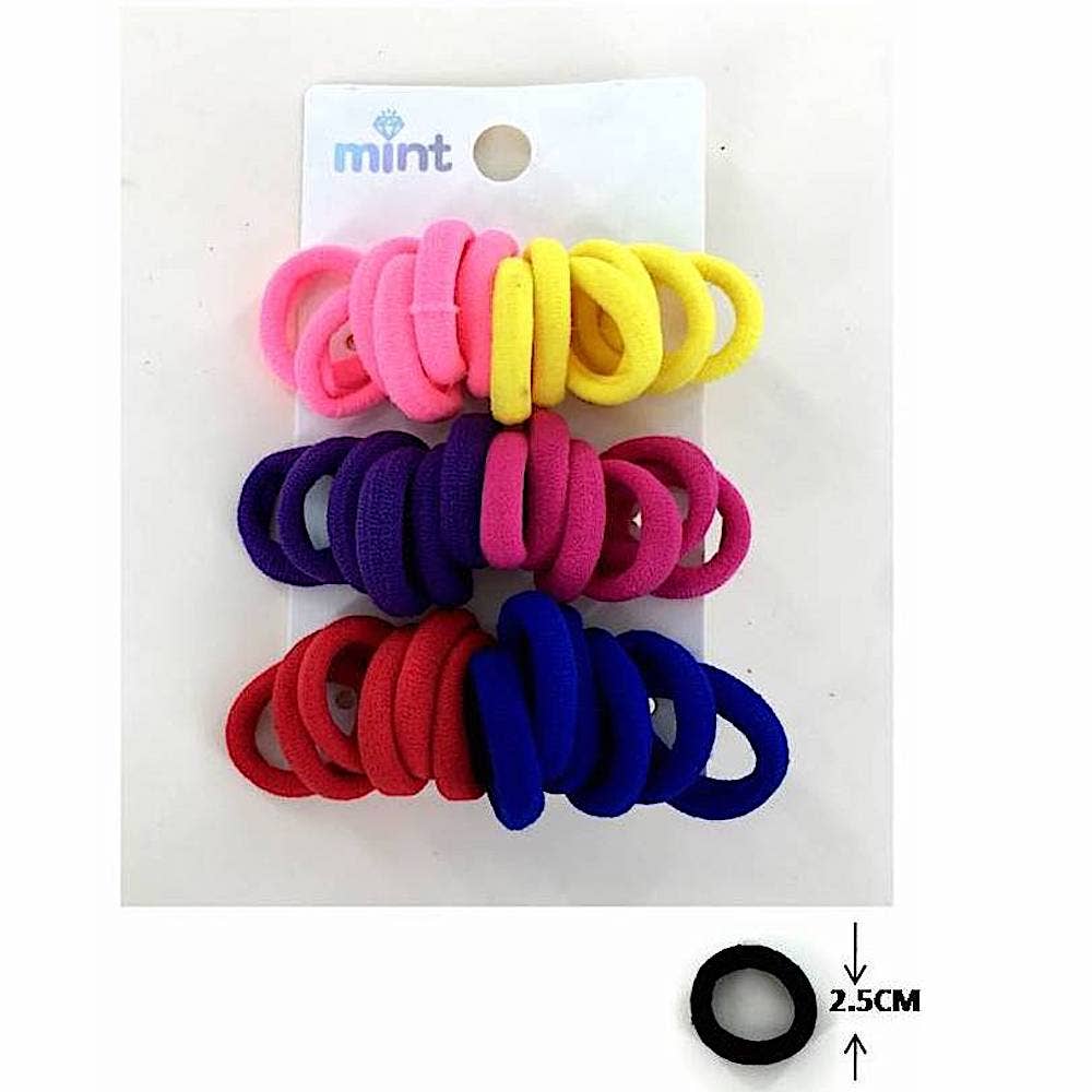 Atlas Fashion – Elástico para cabelo - Mulher por atacado – Pack de Valor de Elásticos de Cabelo de Nylon Suave0