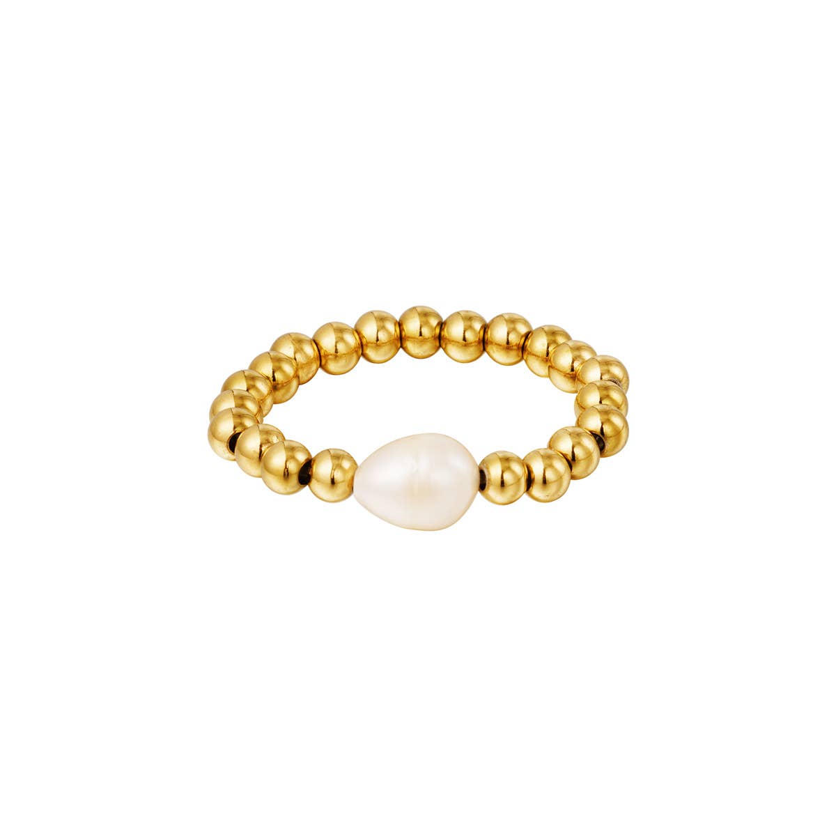 SHINE BUY - Wholesale Band/Stacked Ring - Ring pearl