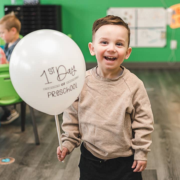 Biodegradable First Day of School Balloons for wholesale by Beyond Measure Boards