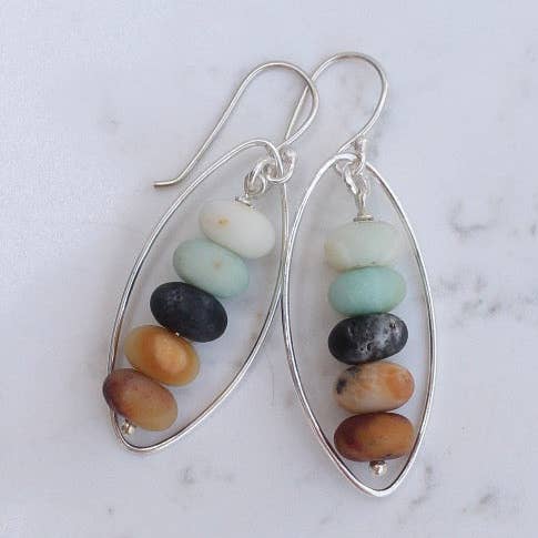 Large Stack of Amazonite for wholesale by Plumage Jewelry