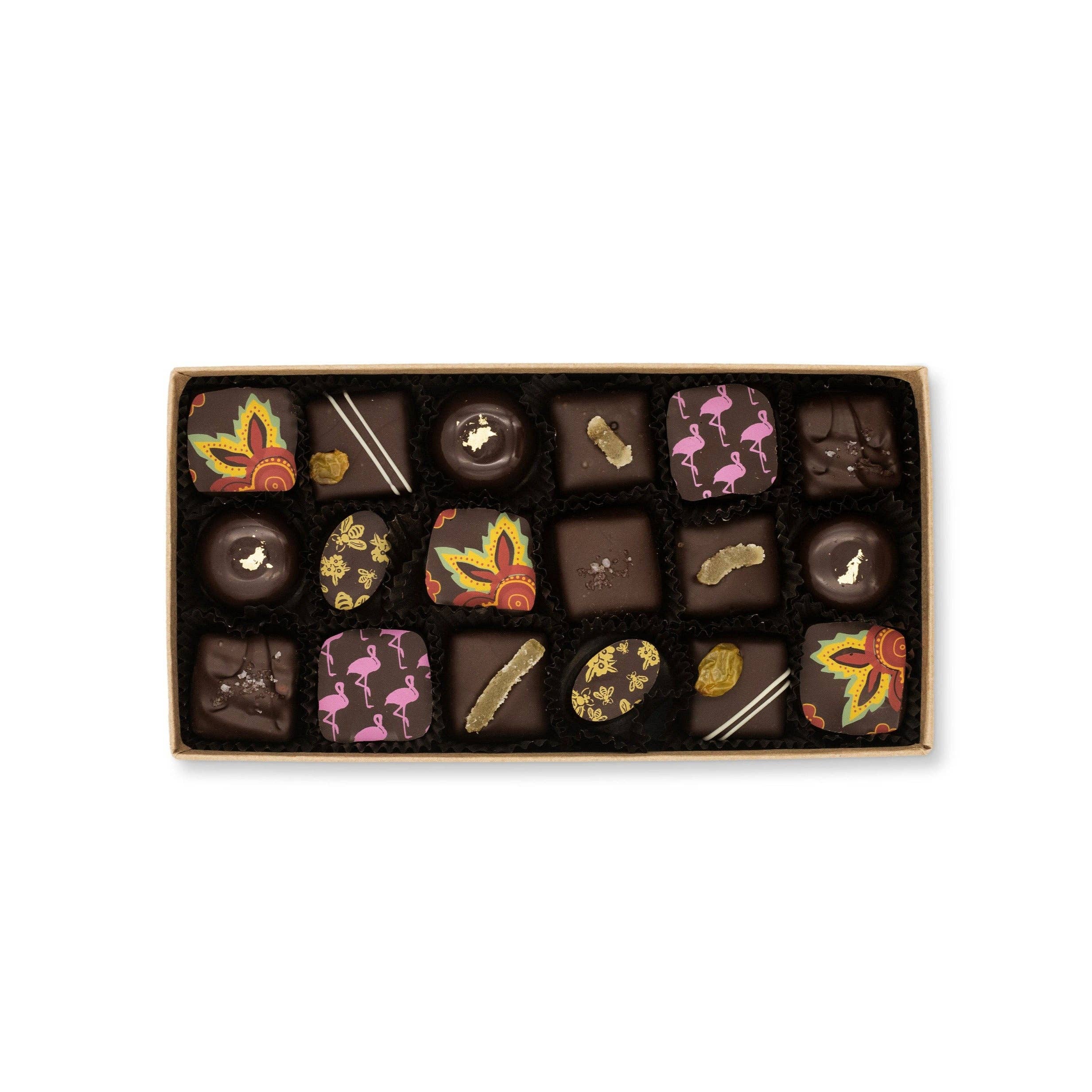 Ragged Coast Chocolates - Wholesale Chocolate Box - Dark Chocolate Truffle Assortment0