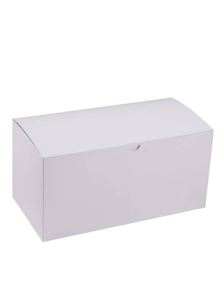 12"L X 6"W X 6"H White Gift Boxes - Case of 50 for wholesale by Store Supply Warehouse