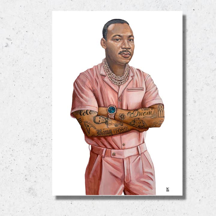 Impression sur papier MLK pour la vente par LX Artworks