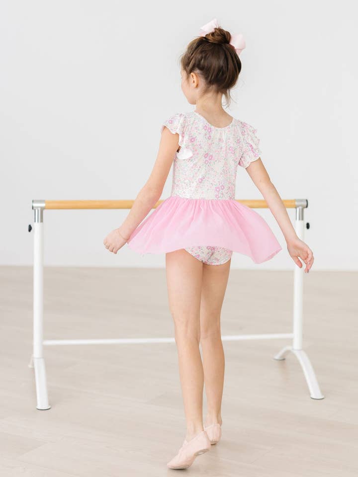 Mila & Rose - Wholesale Leotard - Kids - Blooming Beauty S/S Twirl Leotard