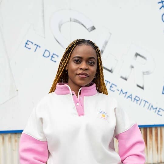 Ayuna - Wholesale Sweatshirt - Women's - Women's Retro Cotton Sweatshirt Pink and White - 90's0