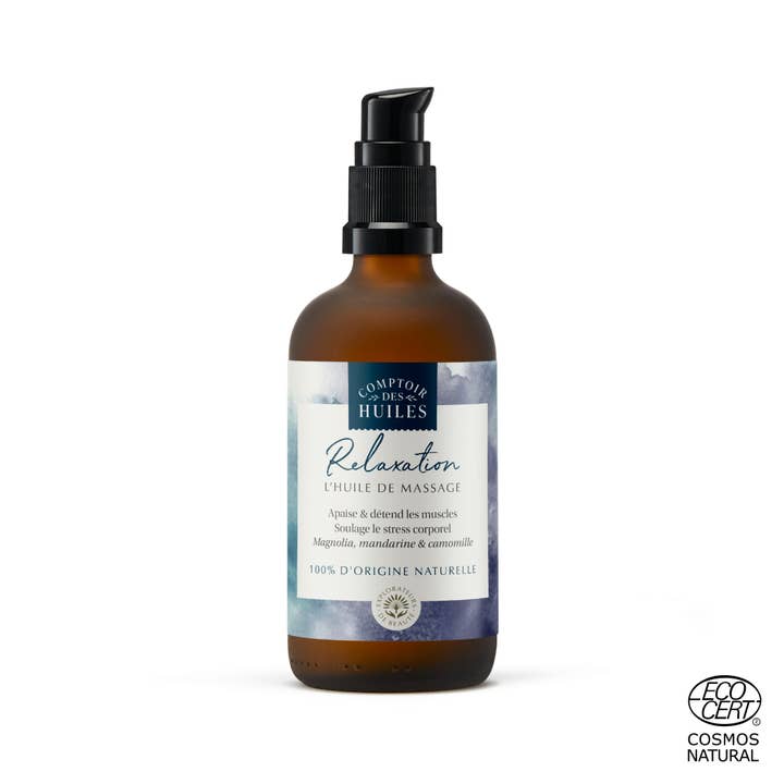 Relaxation Massage Oil Organic for wholesale by COMPTOIR DES HUILES