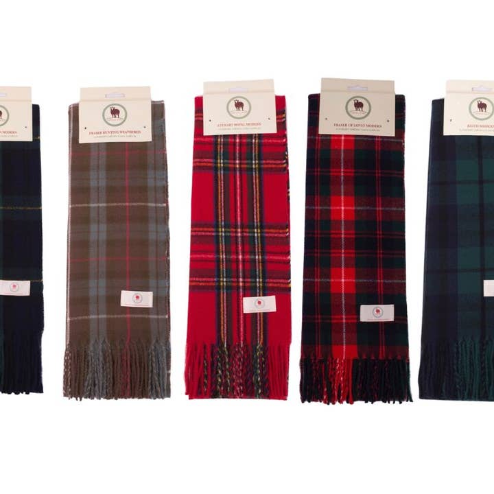 Alba Wholesale - Wholesale Scarf - Unisex - Tartan Clan Scarves Single Purchase Anderson - Hamilton